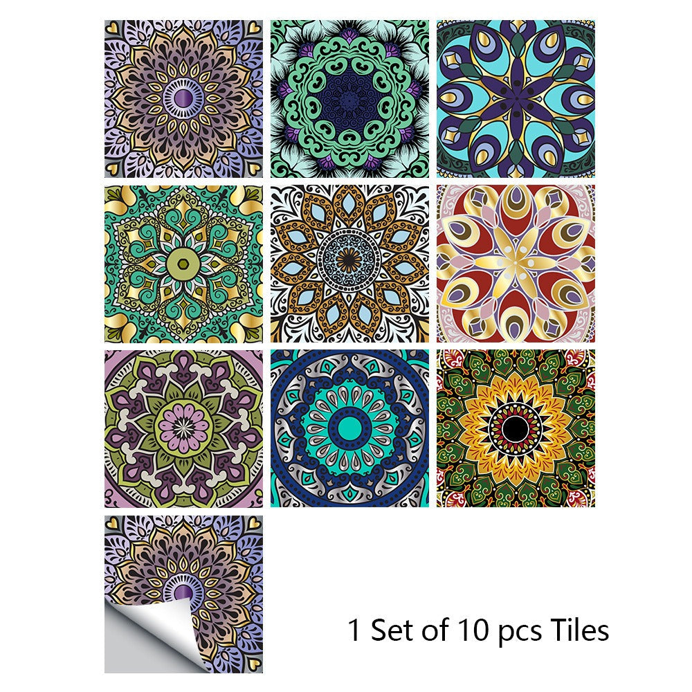 Mosaic Tile Stickers for Easy Peel-and-Stick Refresh