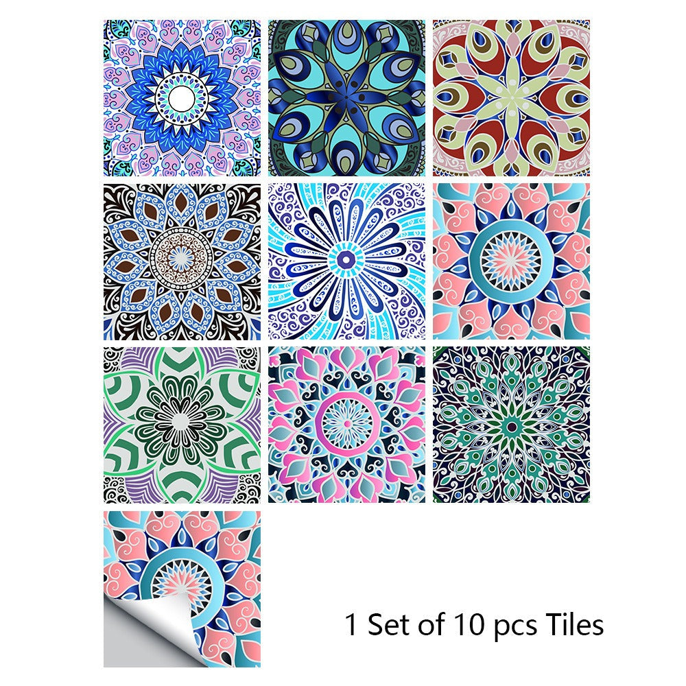 Mosaic Tile Stickers for Easy Peel-and-Stick Refresh