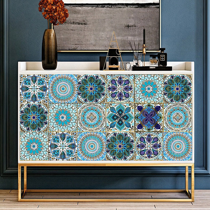 Mosaic Tile Stickers for Easy Peel-and-Stick Refresh