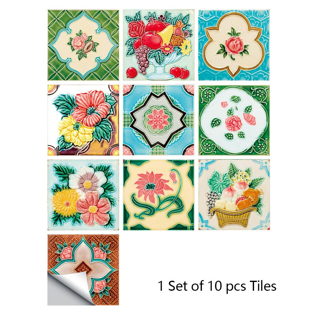 Mosaic Tile Stickers for Easy Peel-and-Stick Refresh