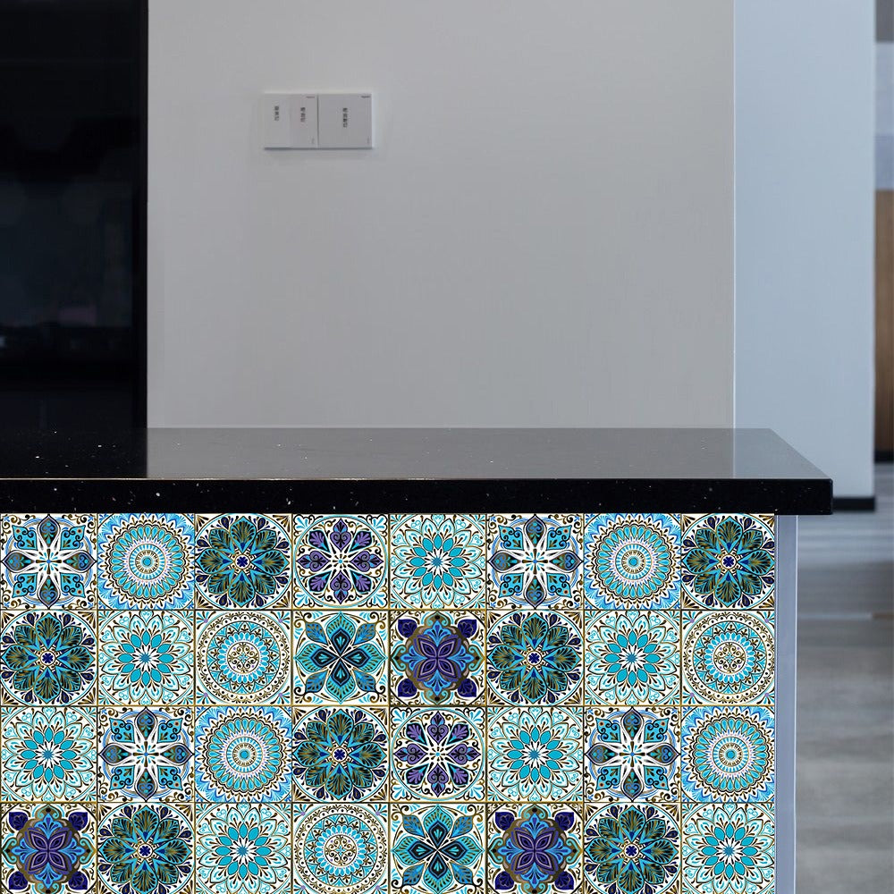 Mosaic Tile Stickers for Easy Peel-and-Stick Refresh