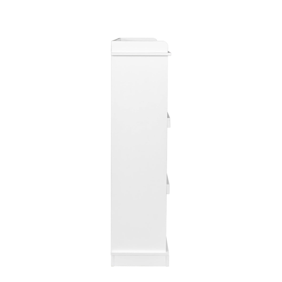 10-Cubby White Bookcase for Kids' Toys, Books and Bins