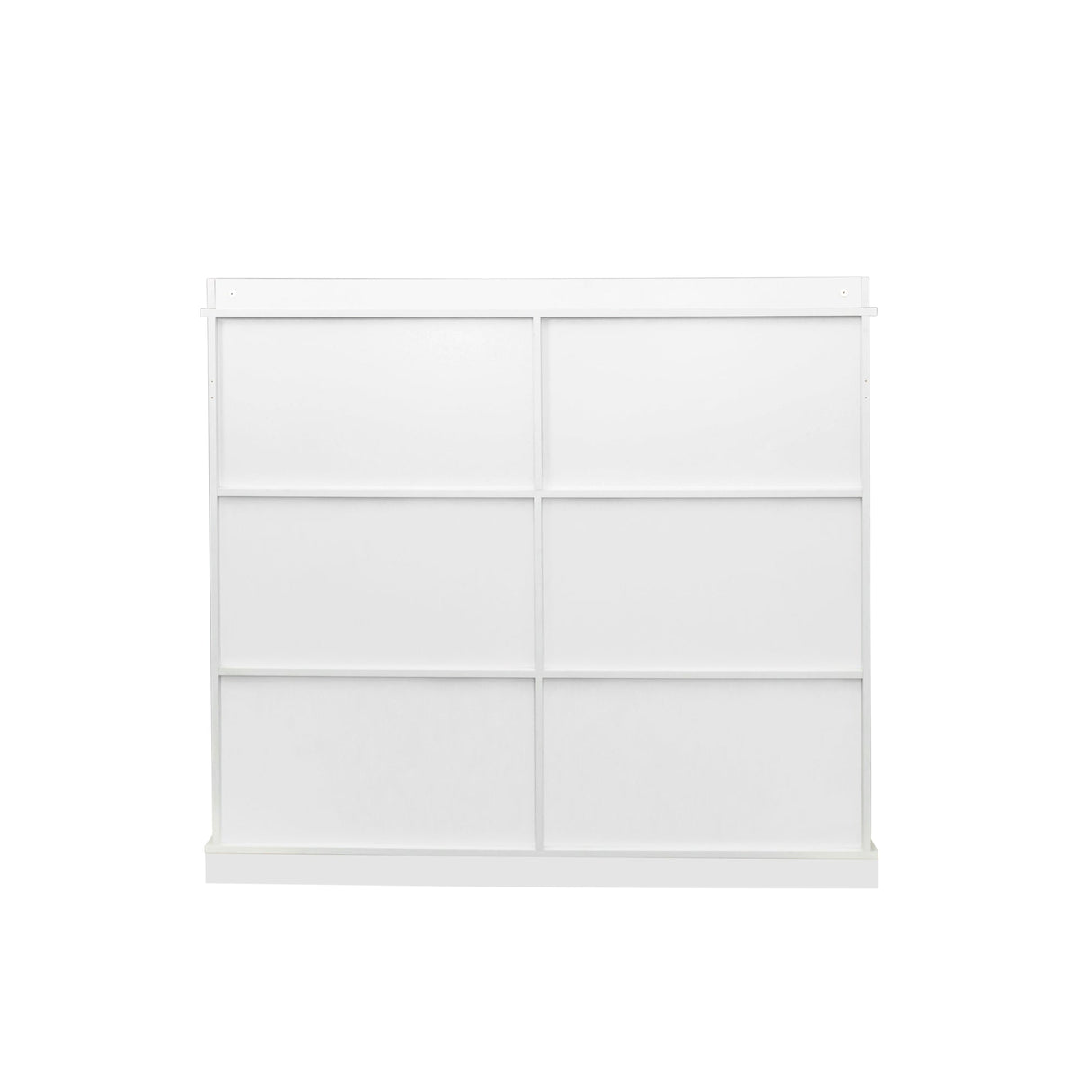 10-Cubby White Bookcase for Kids' Toys, Books and Bins