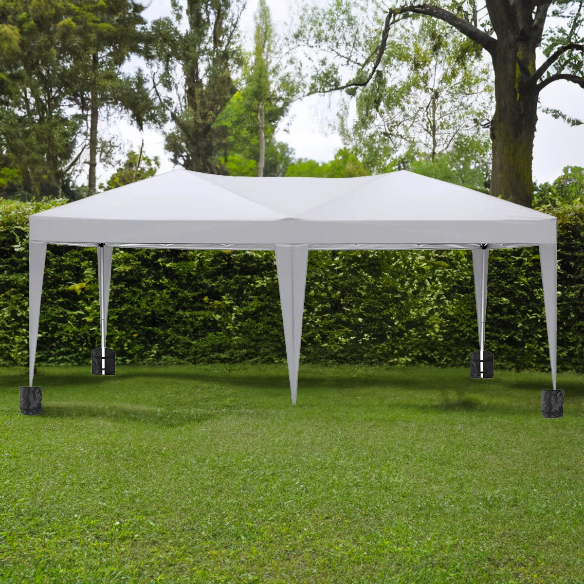 10x20 Pop-Up Canopy Tent with Detachable Side Walls