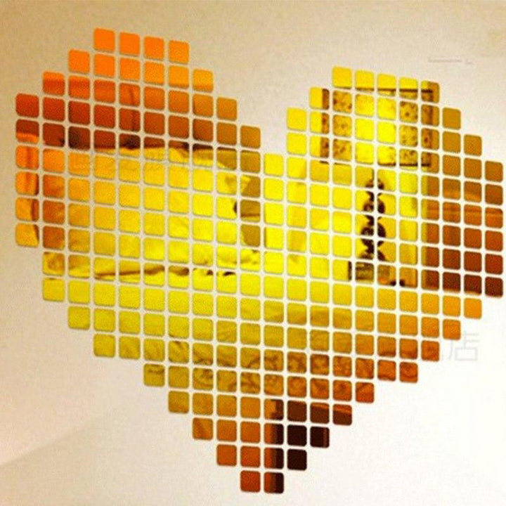 Acrylic Mirror Wall Stickers for Reflective DIY Decor
