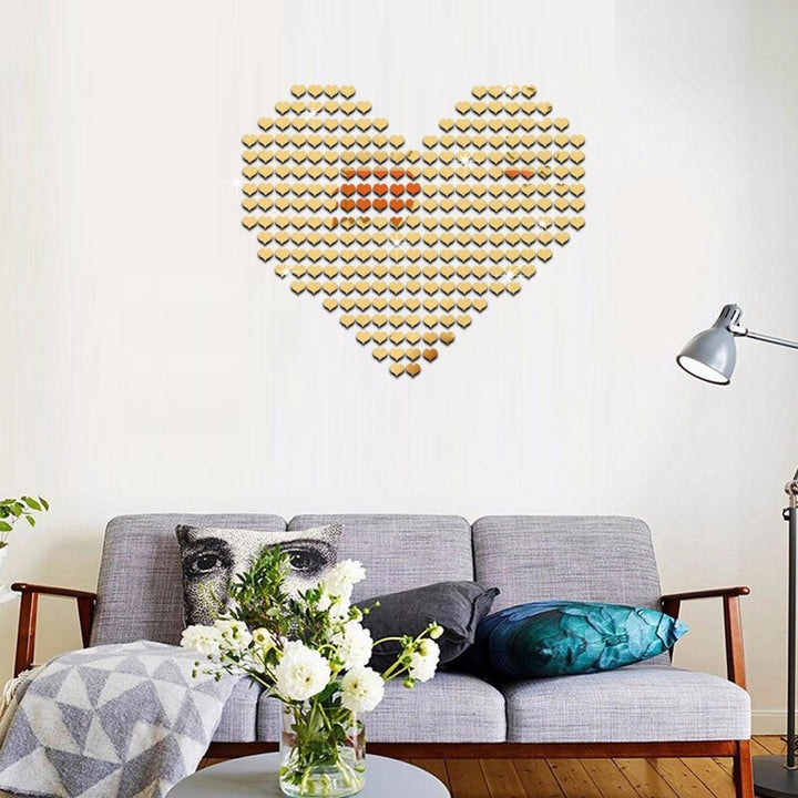 Acrylic Mirror Wall Stickers for Reflective DIY Decor