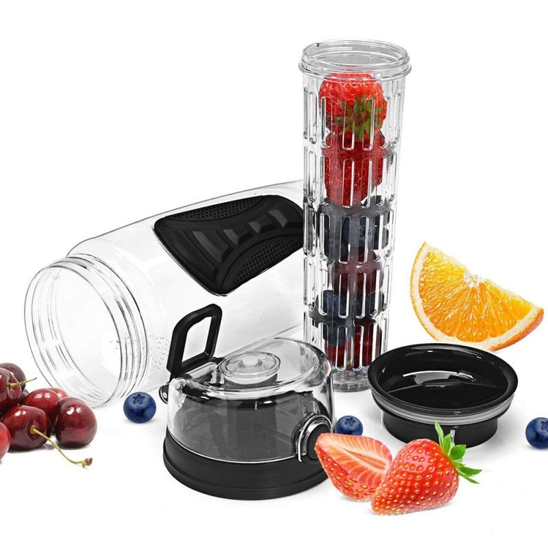 1000ml Fruit Infuser Water Bottle for Gym and Hiking