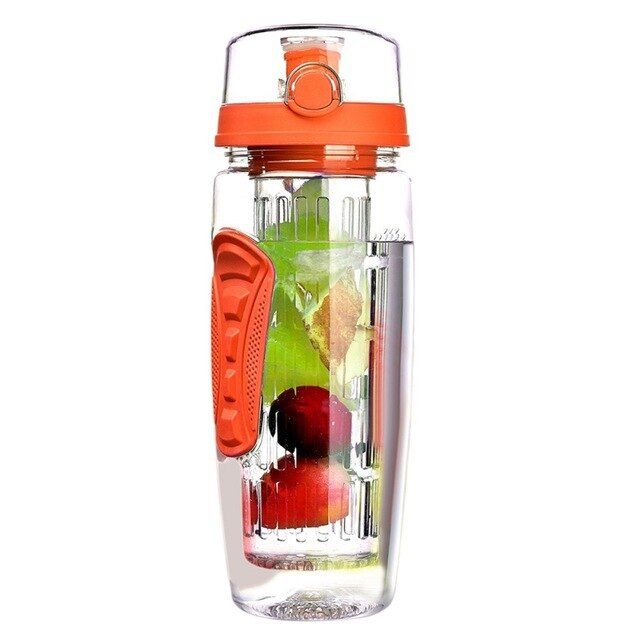 1000ml Fruit Infuser Water Bottle for Gym and Hiking