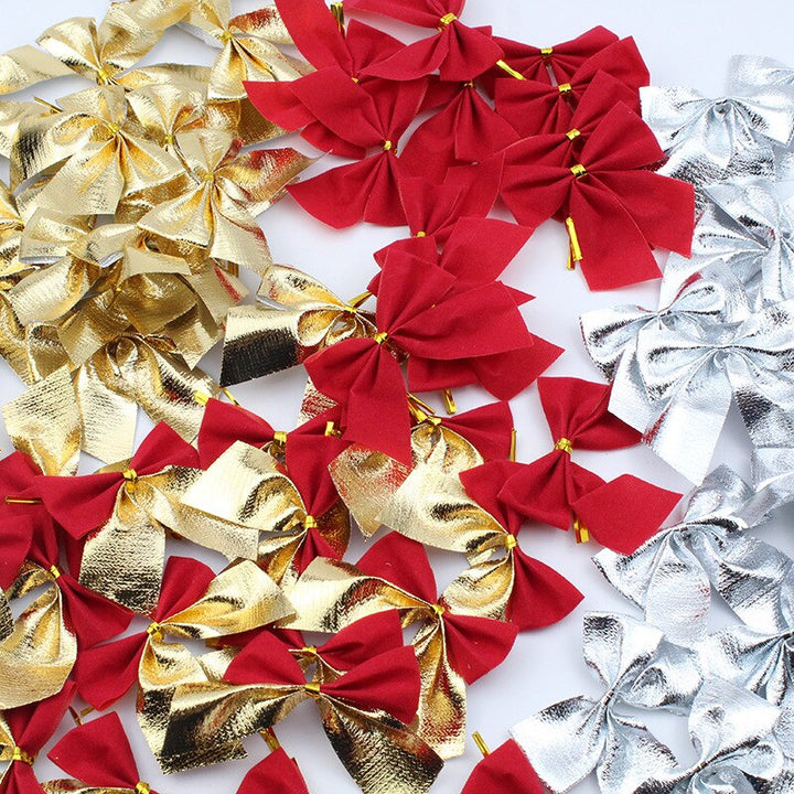 Christmas Bows Set: 100pcs for Fuller Holiday Decor