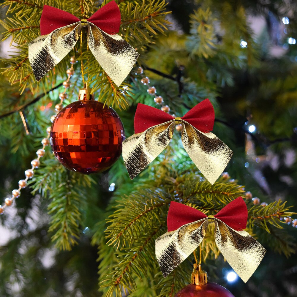 Christmas Bows Set: 100pcs for Fuller Holiday Decor