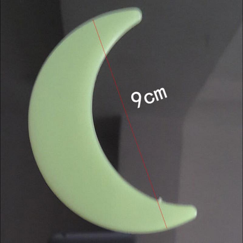 Glow in the Dark Stars & Moon Stickers - 3D Kids Decor