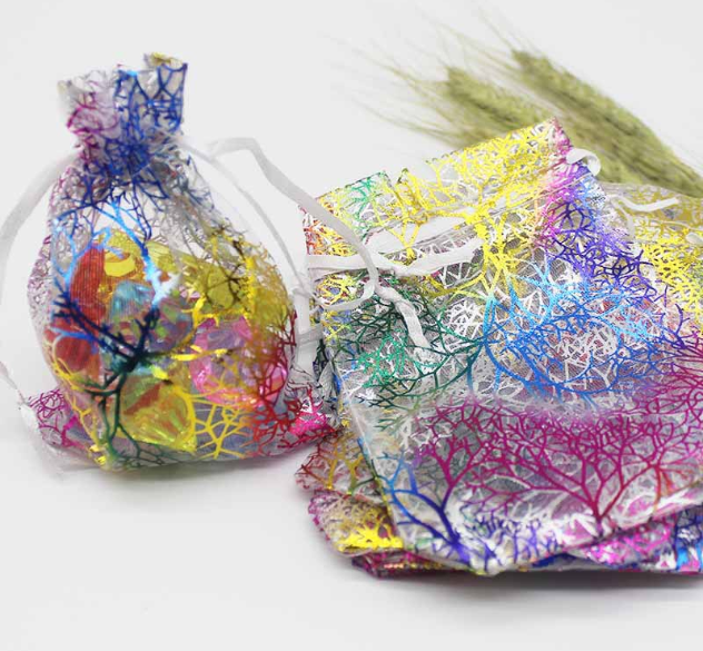 Organza Gift Bags for Colorful Wedding Favor Packaging