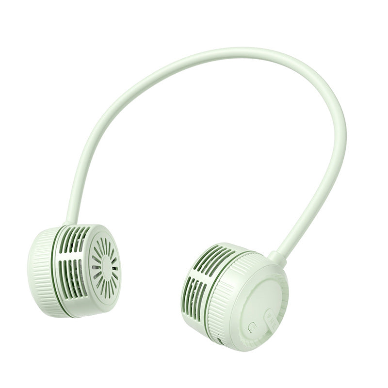 Hands-Free Foldable Neck Fan for Hot Commutes & Sports