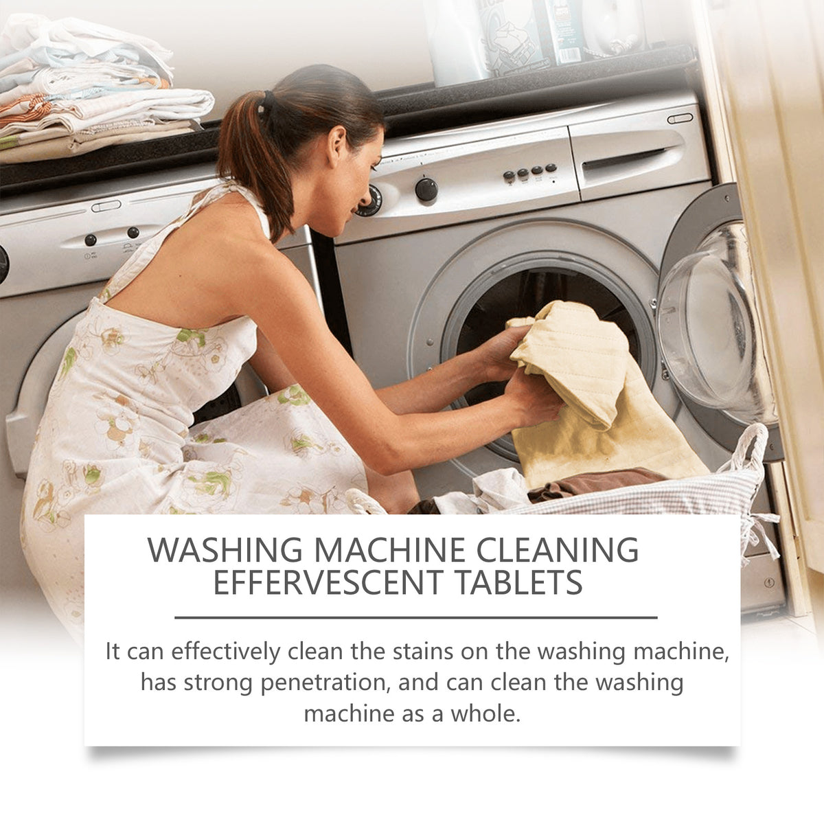Washing Machine Cleaner Tablets for Fresh, Clean Drums