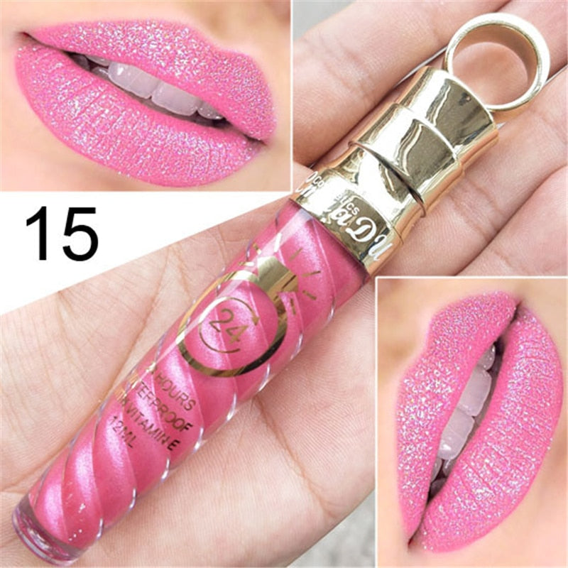 Waterproof Matte Lip Gloss - 20 Long-Lasting Shades
