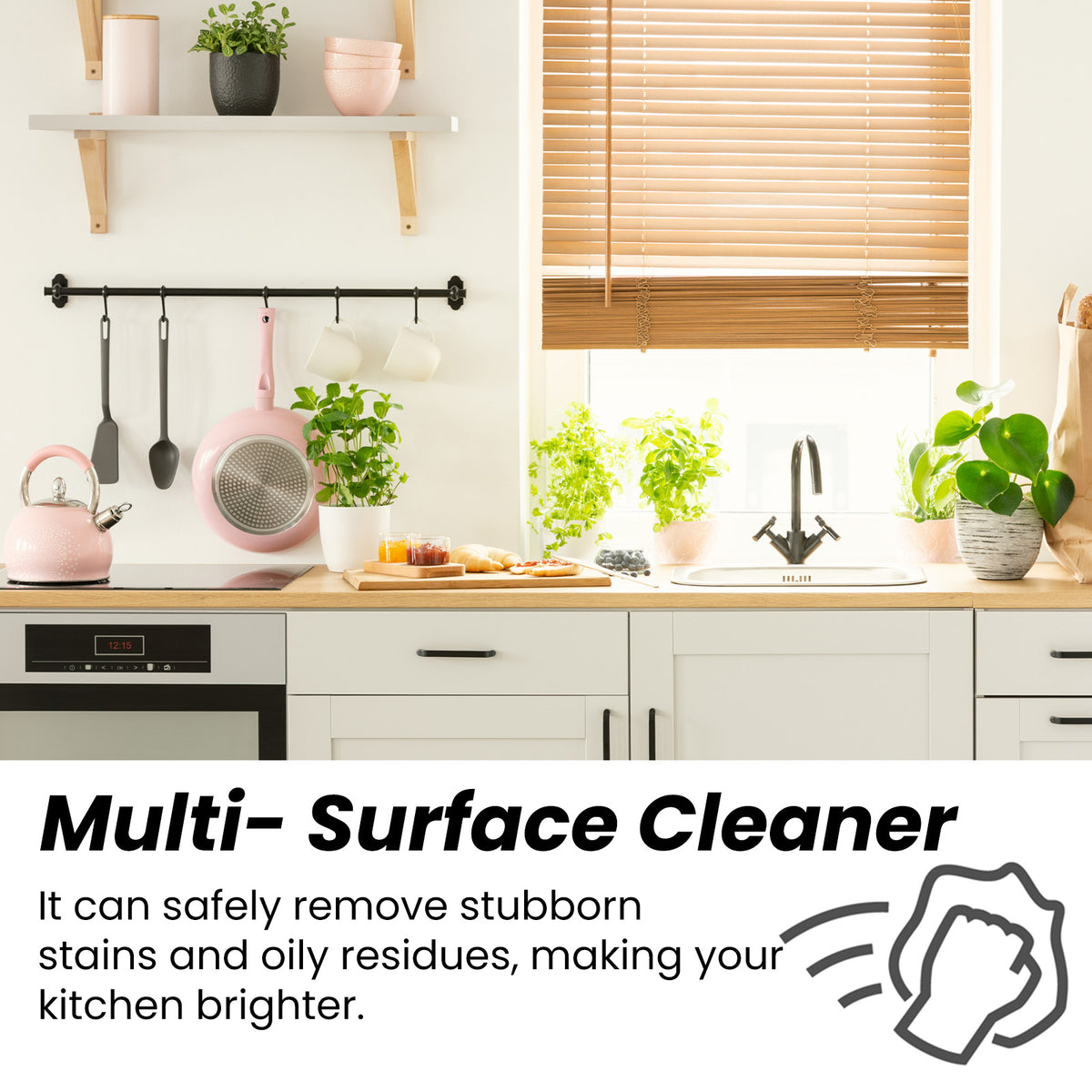 Multi-Surface Cleaning Cream for Stubborn Kitchen Grease