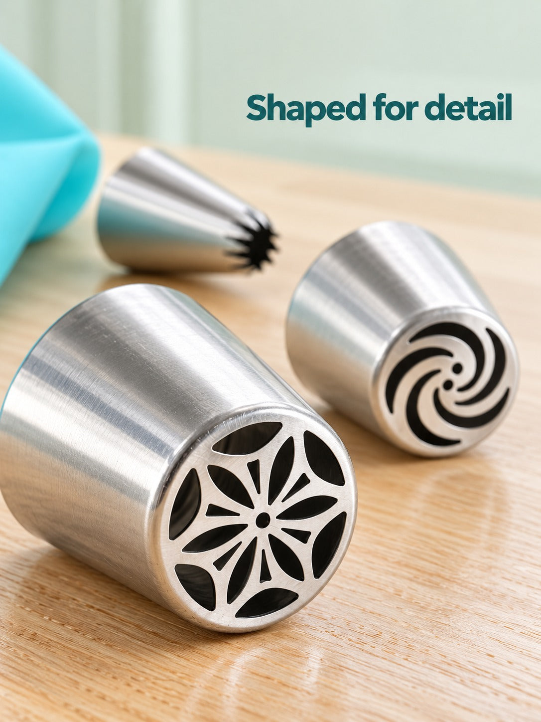 107-Piece Cake Decorating Kit with Turntable & Piping Tips