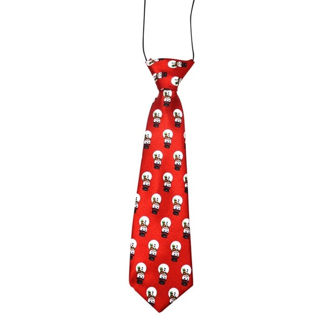 Adjustable Pet Bow Tie Collar for Festive Holiday Photos