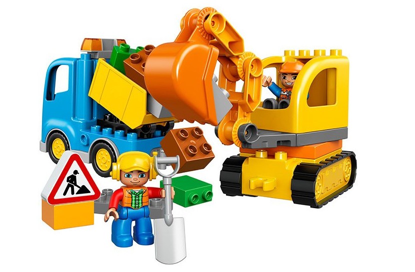 DUPLO Construction Truck & Excavator Imaginative Play Set