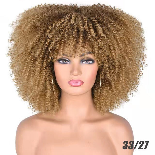 Small Curly Afro Wig for Instant Full-Volume Styling