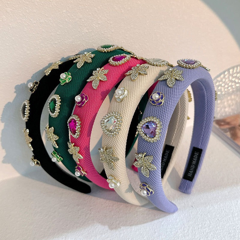 Jeweled Hair Hoop for Romantic, Occasion-Ready Style