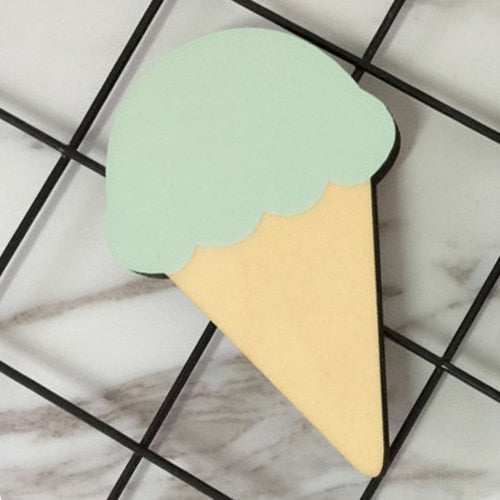 Nordic Wooden Kids’ Wall Hooks for Cheerful Storage