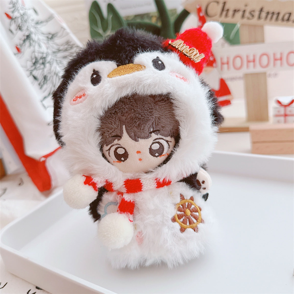 Cotton Christmas Doll Decoration For Festive Shelves