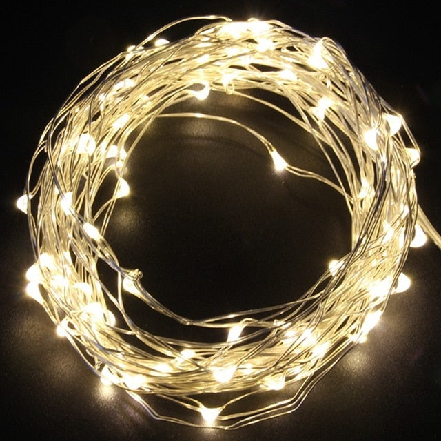 10M LED Garland Lights for a Magical Holiday Glow at Home