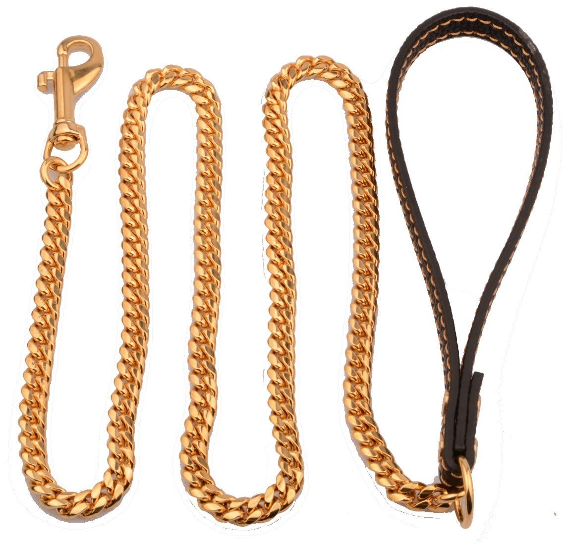 10mm Stainless Steel Dog Leash for Secure Daily Walks