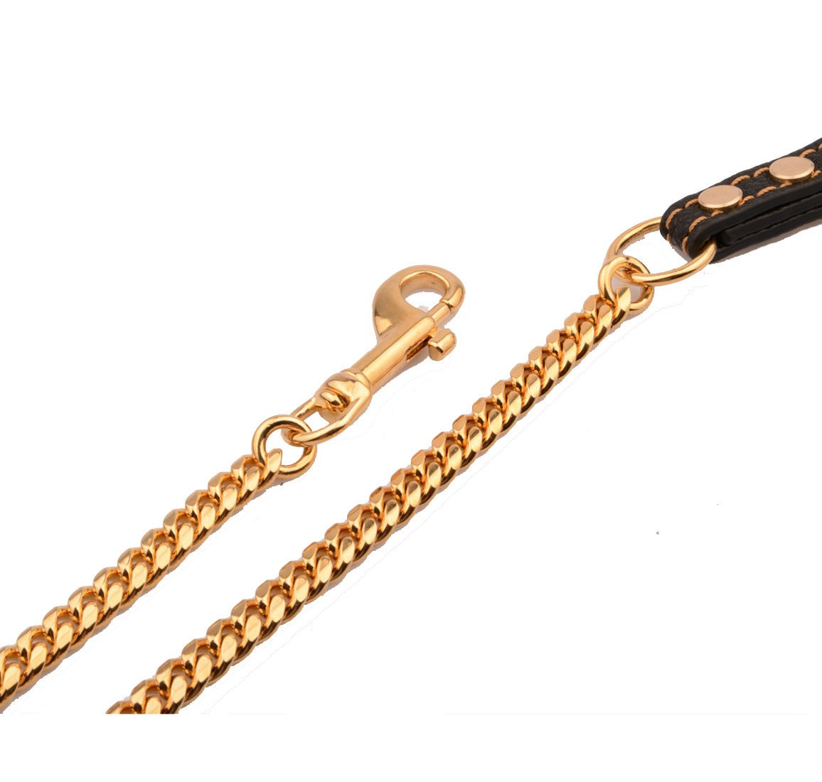 10mm Stainless Steel Dog Leash for Secure Daily Walks