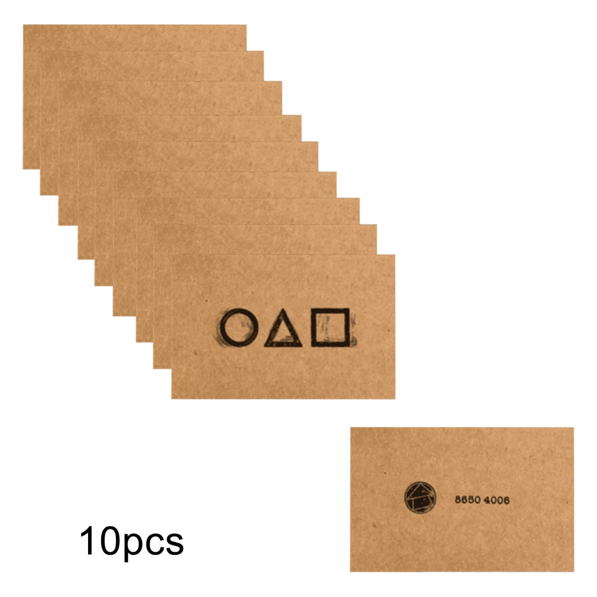 Squid Game Invitation Cards for Cosplay and Parties