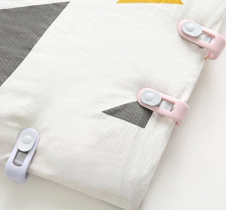 Duvet Cover Clips That Keep Your Comforter in Place
