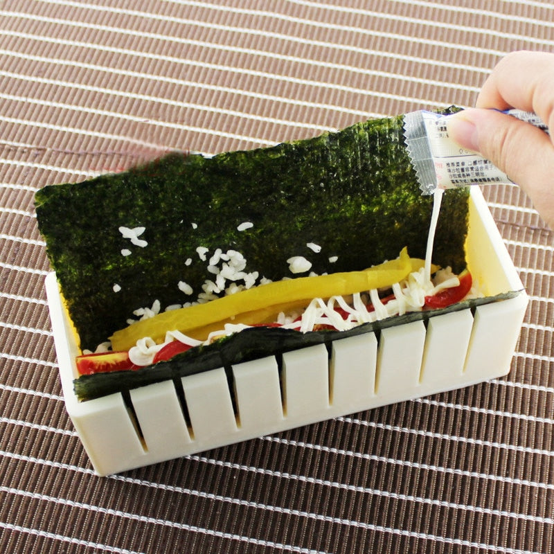 DIY Sushi Making Kit: 10-Piece Rice Ball & Roll Mold Set
