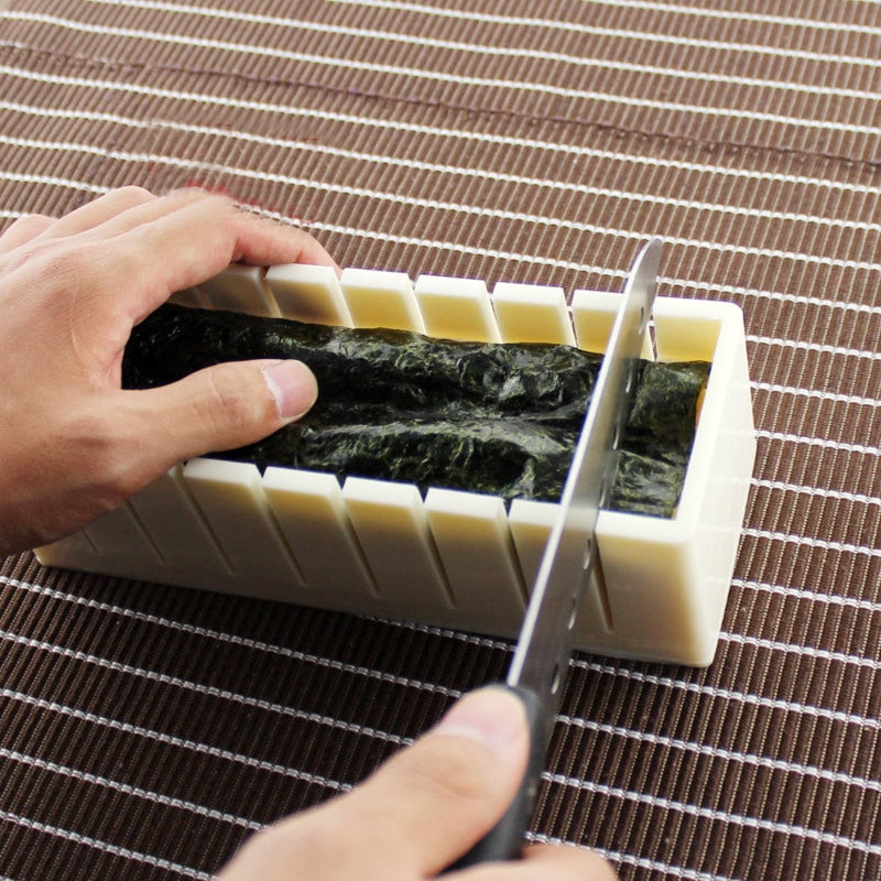 DIY Sushi Making Kit: 10-Piece Rice Ball & Roll Mold Set