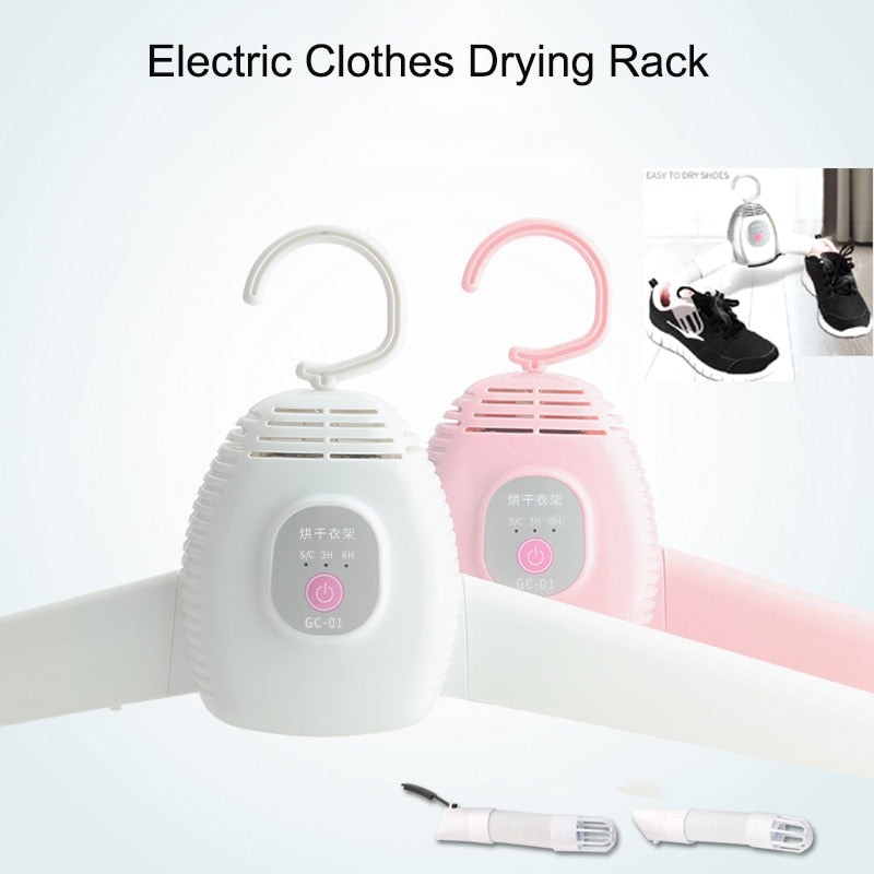 Electric Clothes Drying Rack: Dry Clothes & Shoes Fast