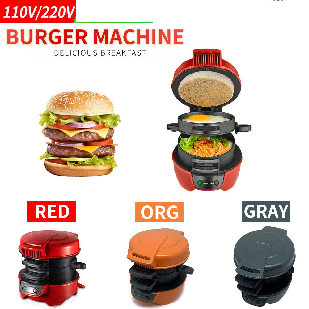 Breakfast Sandwich Maker: Egg and Burger in One