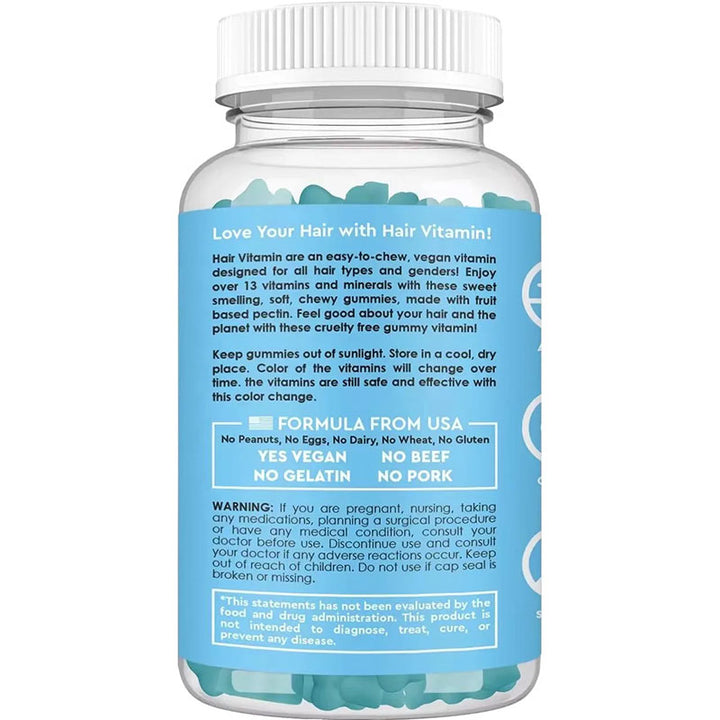 Biotin Hair Gummies — 13+ Vitamins for Growth & Damage Repair