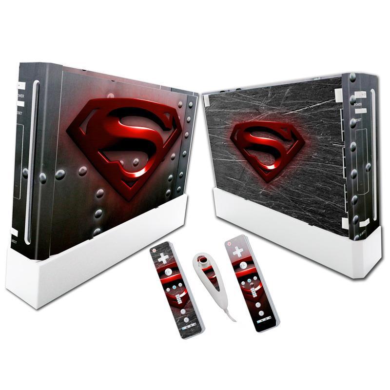 Wii Skin Decal Set: Custom Game Art for Console and Remotes