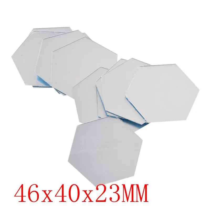 3D Hexagon Mirror Wall Stickers for Living Room Decor