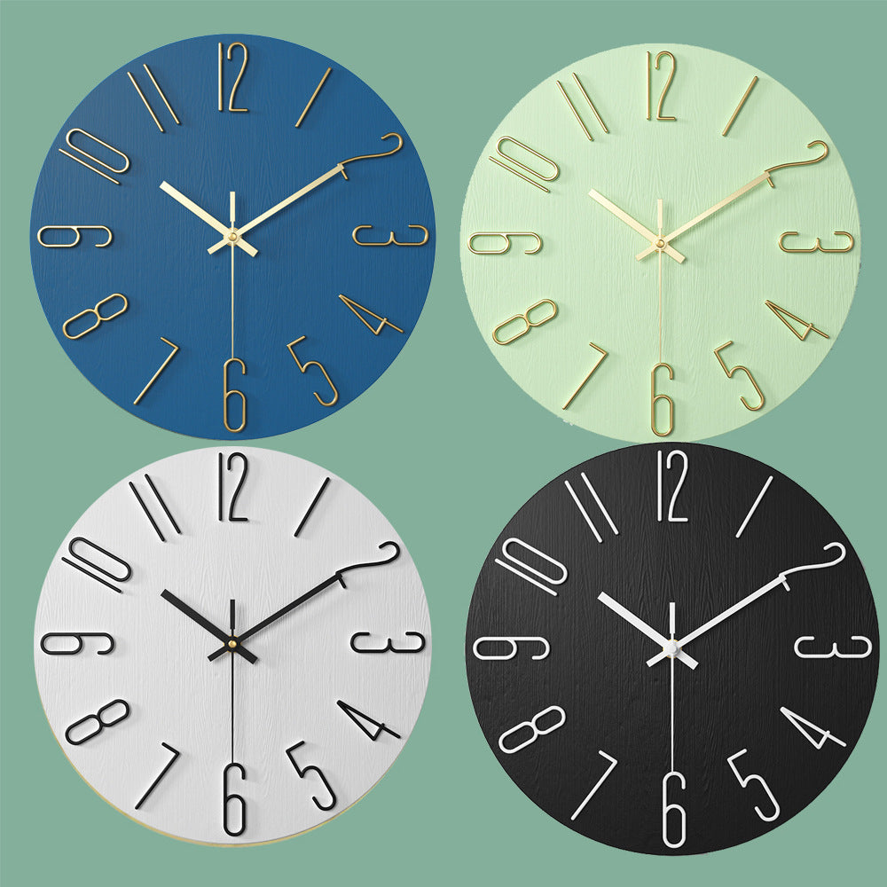 12-Inch Decorative Wall Clock for Clear, Stylish Time