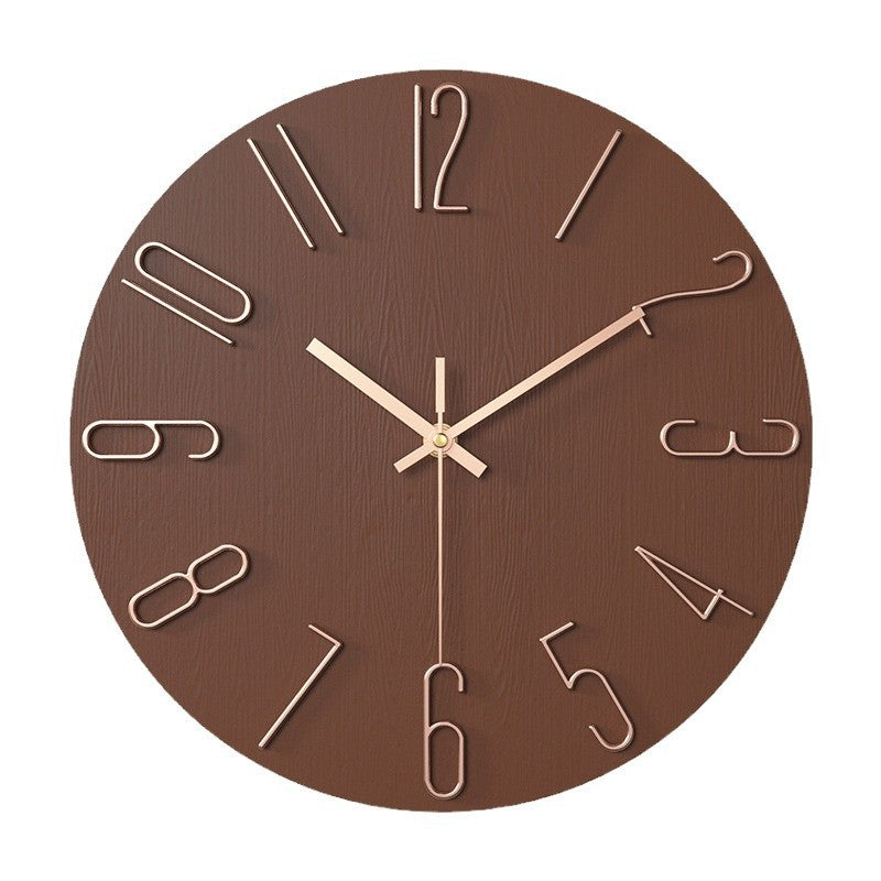 12-Inch Decorative Wall Clock for Clear, Stylish Time
