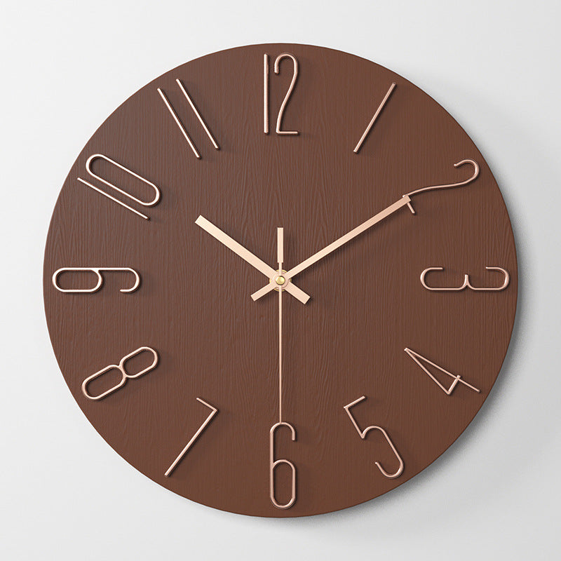 12-Inch Decorative Wall Clock for Clear, Stylish Time