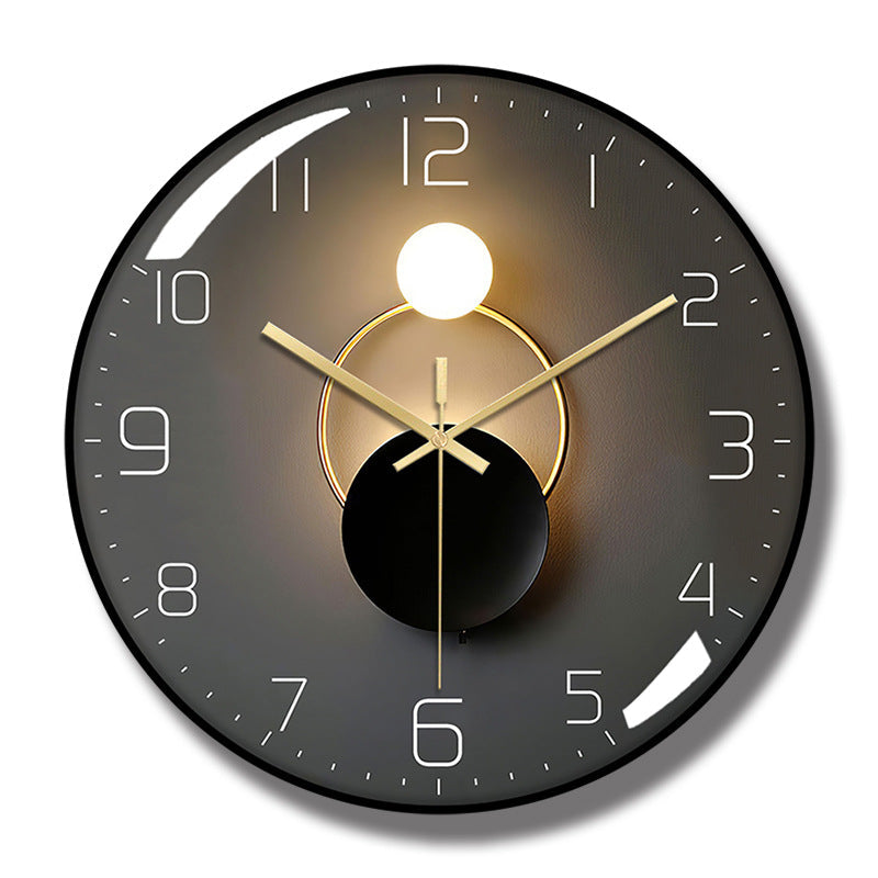 12-Inch Silent Wall Clock for Modern Living Rooms