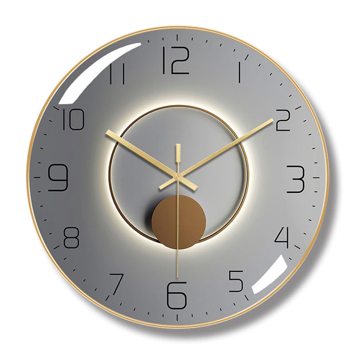 12-Inch Silent Wall Clock for Modern Living Rooms
