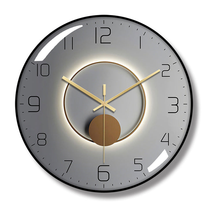 12-Inch Silent Wall Clock for Modern Living Rooms
