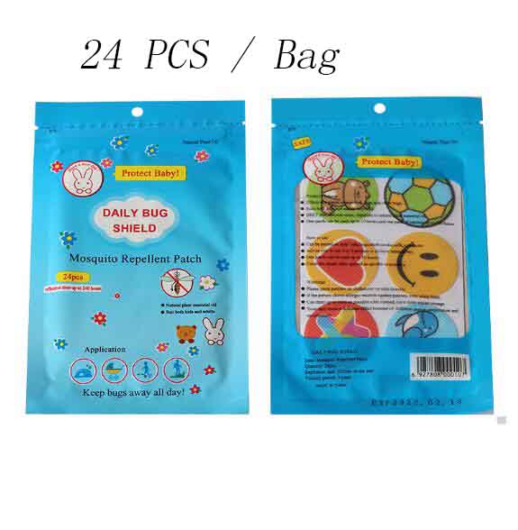 Mosquito Repellent Stickers for Kids, 120 Fun Patches