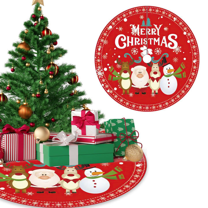 120cm Christmas Tree Skirt for a Polished Holiday Base