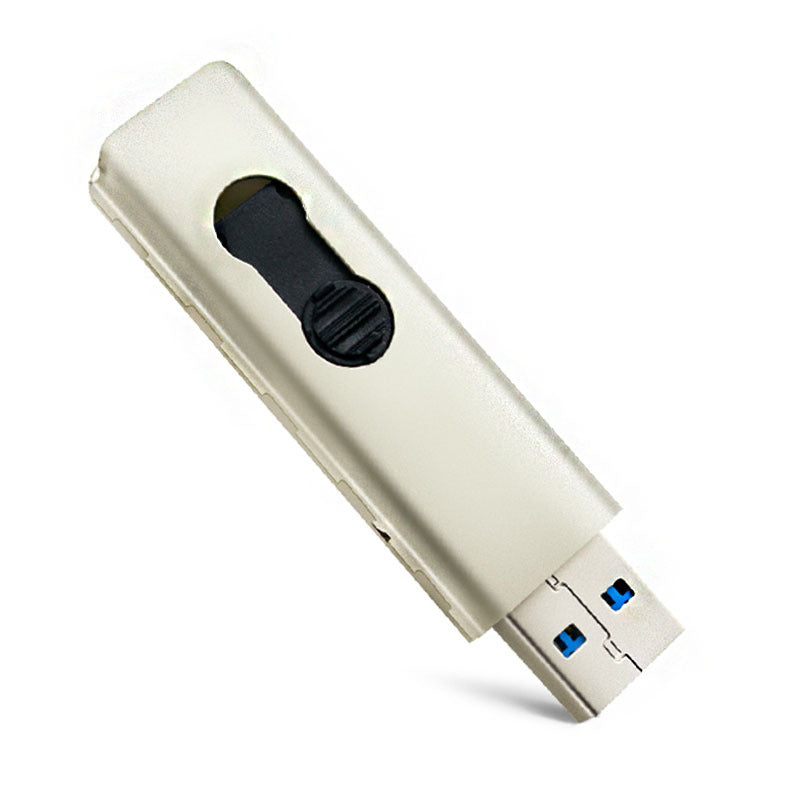 128GB USB 3.1 Flash Drive with Retractable Metal Case