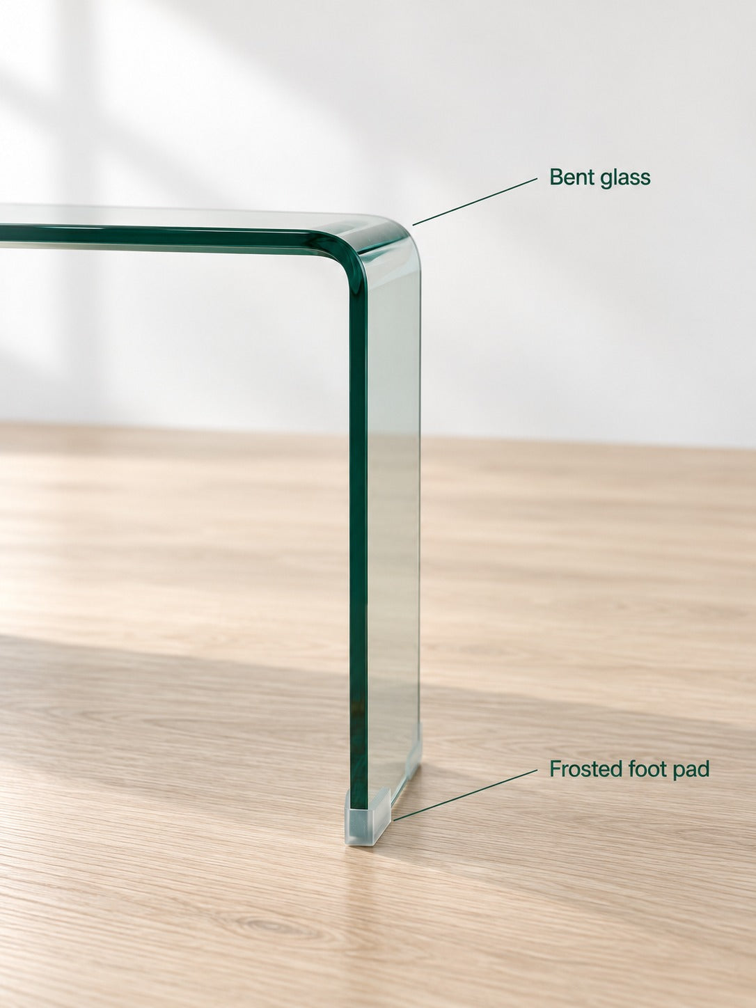 12mm Tempered Glass Coffee Table That Opens Up Rooms