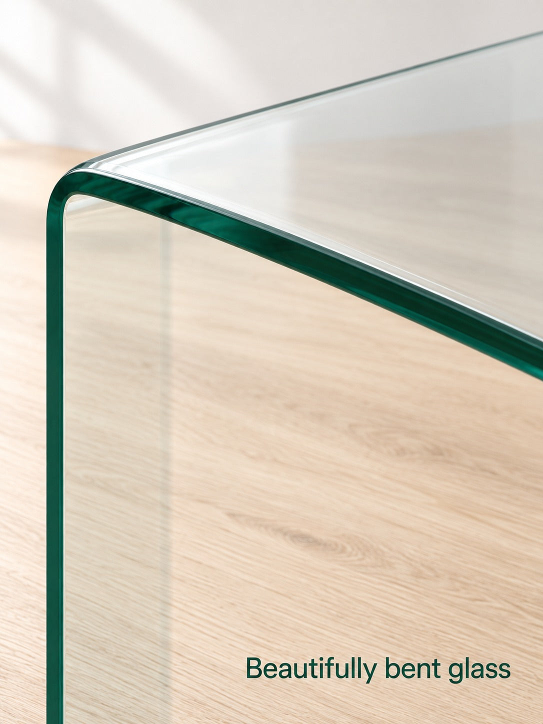 12mm Tempered Glass Coffee Table That Opens Up Rooms